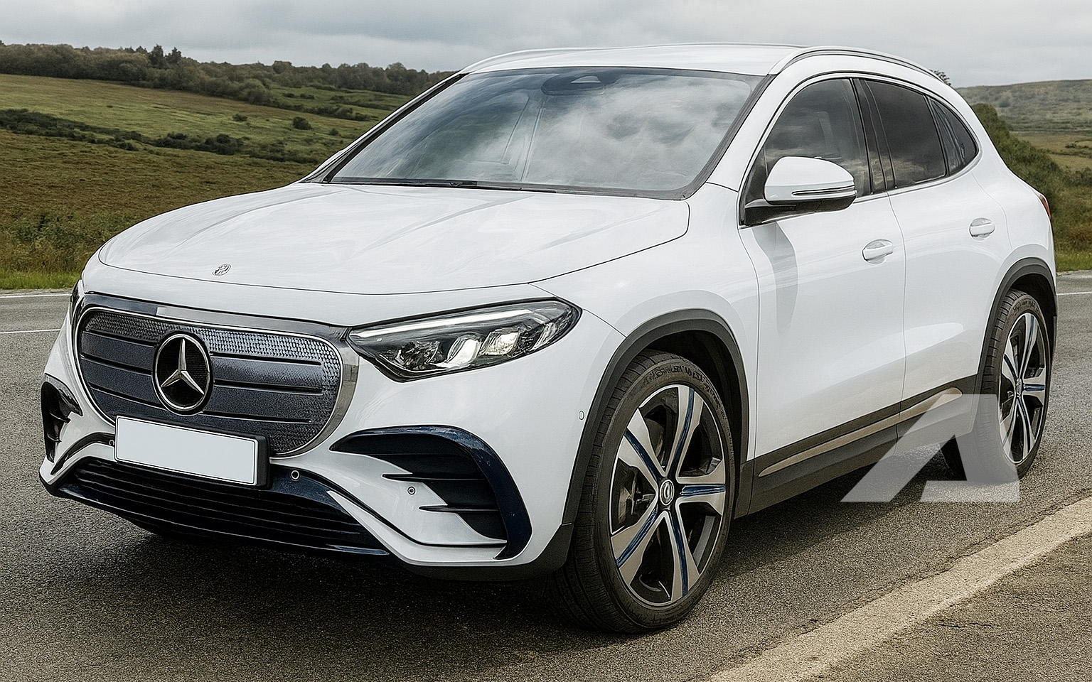 Ảnh dựng đồ họa Mercedes-Benz GLA dựa trên thiết kế GLC