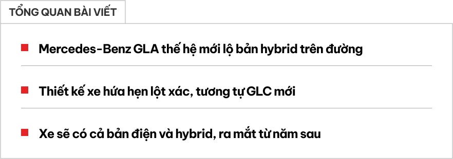 Mercedes-Benz GLA đời mới trên đường