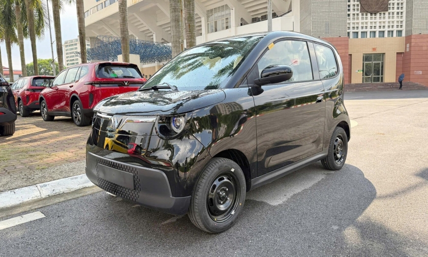 Xe điện mini VinFast Minio Green lộ diện không che