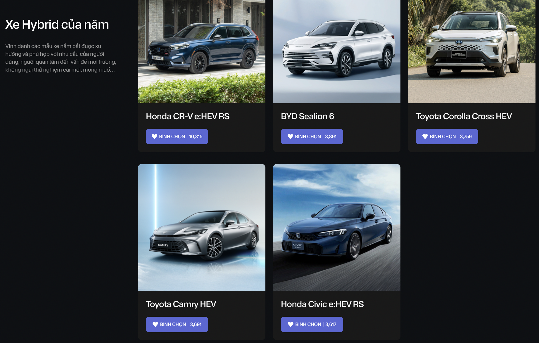 Honda CR-V e:HEV RS xe hybrid được yêu thích nhất