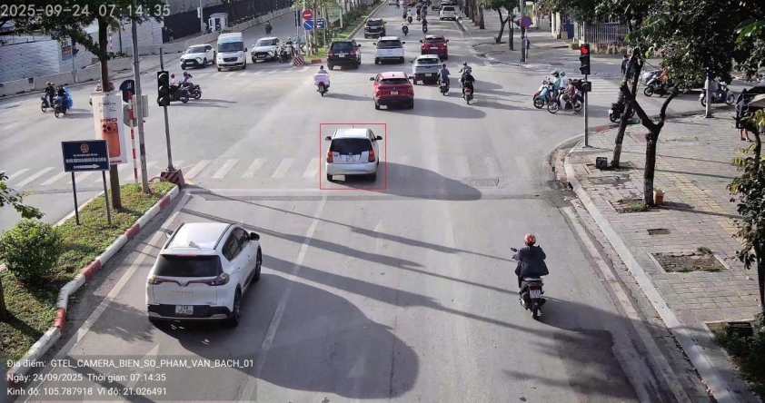 Camera AI trên phố Phạm Văn Bạch