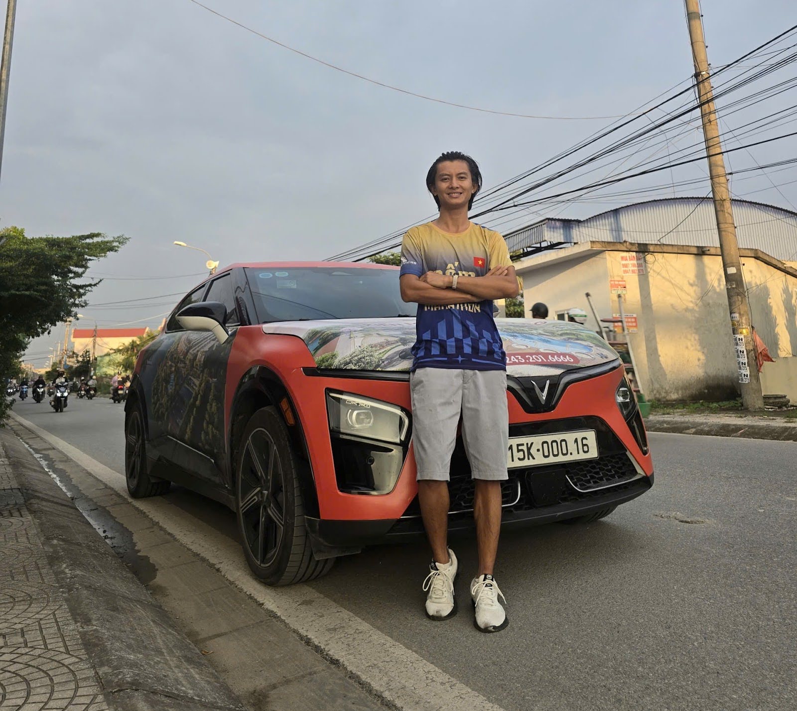 Xe điện với thiết kế hiện đại và tiện nghi