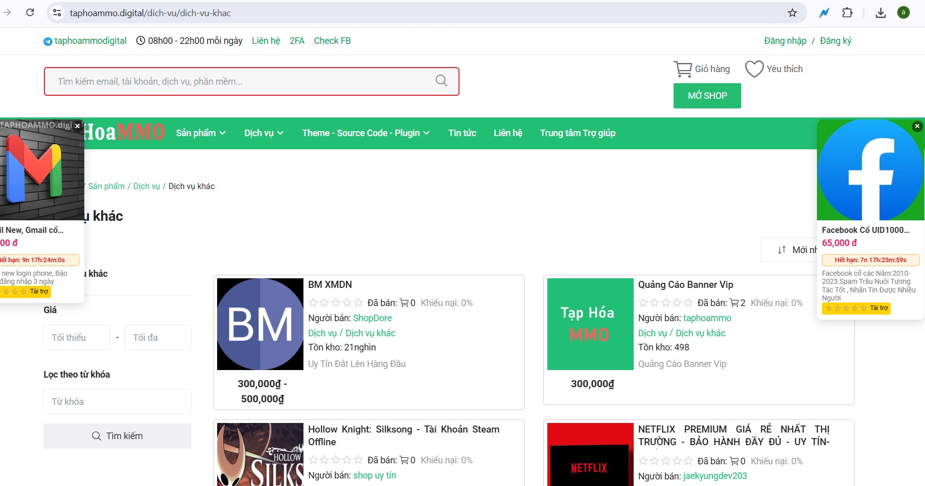 Phần mềm hỗ trợ MMO Taphoammo và cách công cụ số giúp người làm online vận hành hiệu quả hơn